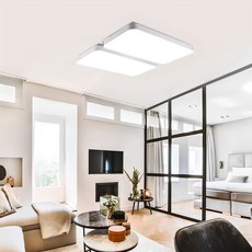 원하 삼성 칩셋 플리커프리 LED 듀얼 스위치 거실 천장등 120W, 화이트 + 주광색 홈인테리어/셀프인테리어 반품 최저가 45,400원