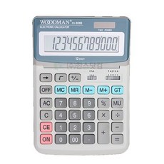 우드맨 사무용 전자 계산기 DY-826B, 혼합색상, 1개 문구/오피스/사무용품 전문관 반품 최저가 9,910원