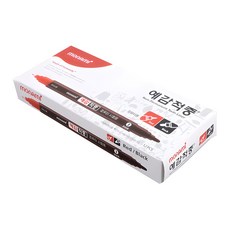 모나미 예감적중 컴퓨터 시험용 트윈타입 사인펜, 흑색 + 빨강, 12개 완구/취미/STEAM완구 반품 최저가 3,090원