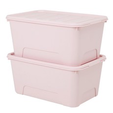 가쯔 마카롱 리빙박스, 인디핑크, 56L, 2개 홈인테리어/수납/정리 반품 최저가 17,840원