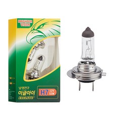 남영전구 이글아이 브라이트비전 E1 순정형 자동차 전조등 H7, 혼합색상, 1개 자동차용품/차량관리/소모품 반품 최저가 18,570원