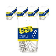 피스코리아 행거용 옷핀 대, 실버, 20개 홈인테리어/수예/수선 반품 최저가 16,080원