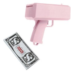 생활살림 밀리어네어 머니건 + 가짜 돈다발 파티용품 세트, 핑크 완구/취미/로봇/작동완구 반품 최저가 13,450원