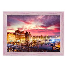 해피퍼즐 1000피스 2014피스 퍼즐액자 51 x 73.5 cm, 우드핑크, 1개 완구/취미/퍼즐/큐브/피젯토이 반품 최저가 20,400원