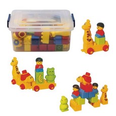 대형 빅블록 캐릭터트레일러 + 보관함 포함, 1개 완구/취미/블록놀이 반품 최저가 79,000원