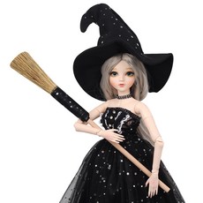 아띠도르 구체관절인형 60cm용 마녀 드레스 세트, 혼합색상, 1개 완구/취미/인형 반품 최저가 26,930원