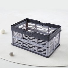마켓비 KONTINO 폴딩바스켓 18L, 투톤그레이, 1개 생활용품/수납/정리 반품 최저가 6,140원
