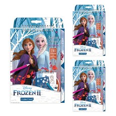 메이크잇리얼 겨울왕국2 패션 디자인 스케치북 3p세트 문구/오피스/미술/화방용품 반품 최저가 20,090원