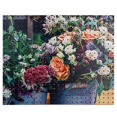 앤비커머스 인테리어타공판 꽃꽂이 WHITE, 1개, 혼합 색상 문구/오피스/보드/칠판/광고 반품 최저가 20,660원