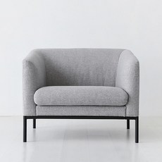 마켓비 니스코 1인용 소파 F521SO1, 라이트그레이 문구/오피스/사무용품 전문관 반품 최저가 207,110원