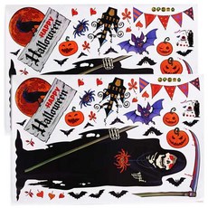 할로윈 윈도우 스티커 대, 지옥의사자, 2세트 문구/오피스/데코/포장용품 반품 최저가 3,240원