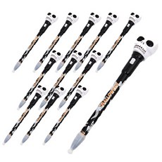 파티해 LED 점등 할로윈 볼펜, 해골, 12개 문구/오피스/필기류 반품 최저가 5,900원