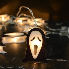 데코코마니 스크림1 단색 할로윈 건전지 LED 조명 파티용 와이어전구, 블랙 라인 홈인테리어/생활전기용품 반품 최저가 5,890원