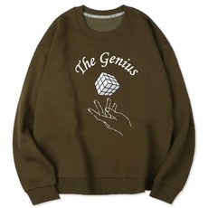 벤힛 남녀공용 빅사이즈 더 지니어스 세미오버핏 특양면 맨투맨 패션의류/잡화/남녀 공용 의류 반품 최저가 18,900원