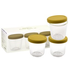 데일리라이크 봉봉 유리 이유식 보관용기, 210ml, 올리브, 3개 주방용품/밀폐저장/도시락 반품 최저가 9,750원