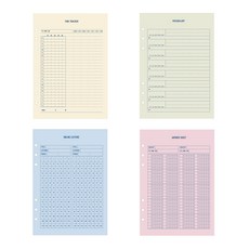 페이퍼리안 메이크 어 메모 6공 내지 타임트래커 + 단어장 + 인강체크 + 답안지, 1세트 문구/오피스/다이어리/플래너 반품 최저가 3,040원