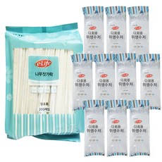 롯데이라이프 위생수저 10p x 10개 + 나무젓가락 200p, 1세트 주방용품/일회용품/종이컵 반품 최저가 7,890원