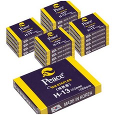 피스코리아 스테이플러 심 H13 12mm x 1000p, 13호침, 2개 문구/오피스/사무용품 전문관 반품 최저가 10,510원