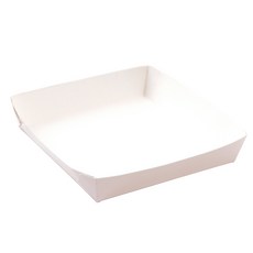 봄91 화이트 종이트레이 11호 11×11×2.5cm, 50개입, 1개 주방용품/일회용품/종이컵 반품 최저가 6,430원