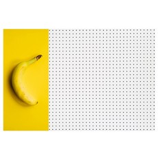 앤비커머스 인테리어 타공판 노란바나나 좌 WHITE, 1개 문구/오피스/보드/칠판/광고 반품 최저가 29,000원