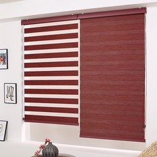 창안애 우드룩 콤비블라인드 2p 홈인테리어/커튼/블라인드 반품 최저가 19,180원