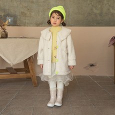 위시키즈 여아용 카라 덤블 코트 출산/유아동/유아동패션 반품 최저가 9,330원