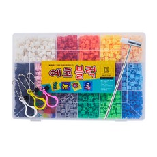 에코블럭 10mm 16종 세트, 혼합색상, 1개 완구/취미/블록놀이 반품 최저가 5,940원