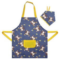 더해피 아동용 버튼형 앞치마 + 두건 세트 05 몽키바나나 문구/오피스/미술/화방용품 반품 최저가 7,250원
