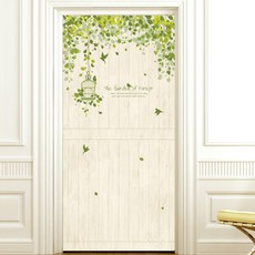 제제데코 엠보 에어프리 도어시트지 숲속의 정원, 아이보리 홈인테리어/시트지/스티커 반품 최저가 28,840원