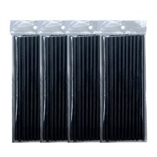 투고팩 단단한 종이빨대 블랙 6 x 197 mm, 25개입, 4개 주방용품/빨대/스트로우 반품 최저가 4,760원