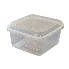 내열 정사각용기 TSQ650, 1개입, 50개 주방용품/일회용품/종이컵 반품 최저가 19,360원