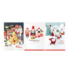 프롬앤투 크리스마스 카드 3종 세트 S1032q123, 혼합색상, 4세트 undefined/undefined 반품 최저가 510원