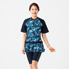 베이직엘르 여성용 플라워 롱 플레어 중년 래쉬가드 상하 세트 BEL-R224K 스포츠_레저/수영/수상스포츠 반품 최저가 47,970원
