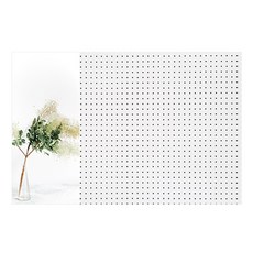 앤비커머스 인테리어 타공판 꽃병BB 좌 WHITE, 1개 문구/오피스/보드/칠판/광고 반품 최저가 45,150원