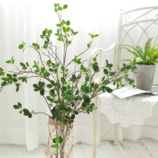 미스모네 휘커스 리프 나무 가지 조화, 그린, 1개 홈인테리어/홈데코/디퓨저 반품 최저가 8,730원