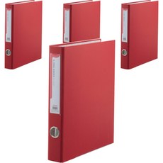 모나미 합지 D링바인더 A4 3cm, 적색, 4개 문구/오피스/사무용품 전문관 반품 최저가 5,560원