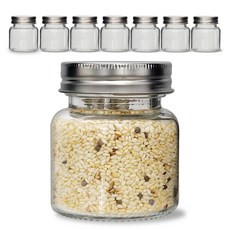 미르 메탈글라스자 유리병, 90ml, 8개 주방용품/밀폐저장/도시락 반품 최저가 7,590원