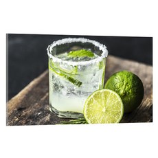 UVDS 주방아트보드 라임과 유리잔, 1개 주방용품/주방잡화 반품 최저가 46,460원