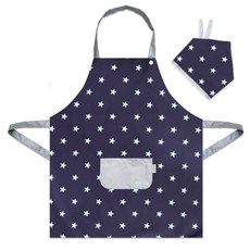 더해피 아동용 버튼형 앞치마 두건 세트 04 별빛 문구/오피스/미술/화방용품 반품 최저가 4,950원