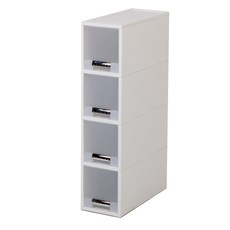 창신리빙 화인 스텝서랍장, 화이트, 1개 홈인테리어/수납/정리 반품 최저가 24,220원