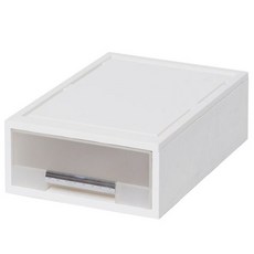 창신리빙 화인 스텝서랍박스, 화이트, 1단 생활용품/수납/정리 반품 최저가 13,610원