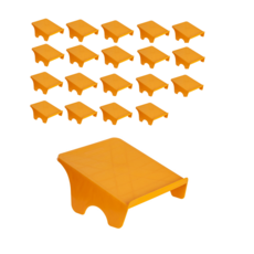 더블신발정리대, 오렌지, 20개 생활용품/수납/정리 반품 최저가 8,800원