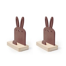 에이트리스 자작나무 기본 원목 명함꽂이 토끼 브라운, 2개 문구/오피스/사무용품 전문관 반품 최저가 6,800원