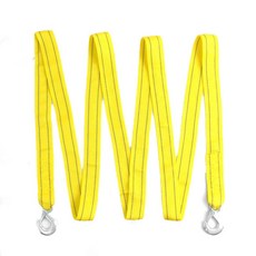 고리형 차량용 견인줄 4m, 1개, 형광옐로우 자동차용품/부품/안전/공구 반품 최저가 6,710원