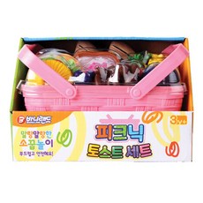 키즈타운 피크닉 토스트 소꿉놀이 세트, 혼합 색상, 1개 완구/취미/역할놀이 반품 최저가 8,320원