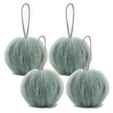 리버그린 고급 탱탱샤워볼, 그린, 4개, 1개입 홈인테리어/샤워타월/때수건 반품 최저가 5,460원