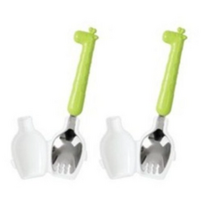 에디슨 기린 스포크 케이스 세트, 그린, 2세트 출산/유아동/이유용품/유아식기 반품 최저가 4,710원