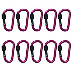 아웃도어 캠핑 다용도 컬러 카라비너 10p, 핑크 스포츠_레저/캠핑전문관 반품 최저가 11,700원