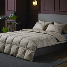 사계절용 리플라워 구스 이불, 다크그레이 홈인테리어/FW 침구샵 반품 최저가 29,710원