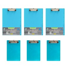 동기오피스 아크릴 클립보드 A4 3p + A5 3p 세트, 청색, 1세트 문구/오피스/학용품/수업준비 반품 최저가 6,890원